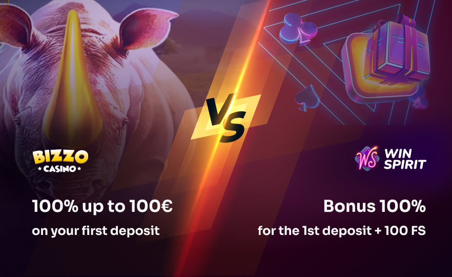 Bizzo Casino Bonuses vs WinSpirit Casino Bonuses