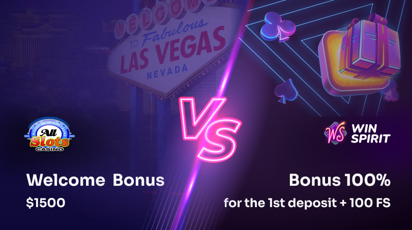 All Slots Casino bonus; WinSpirit Casino Bonus
